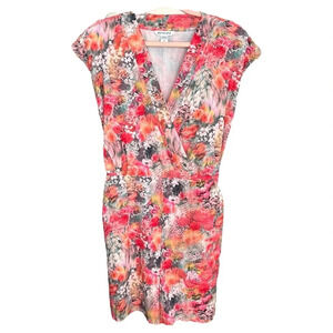 ATHLETA Marlow Floral Romper Sporty Resort Wear Euro Summer‎ Picnic Core Large